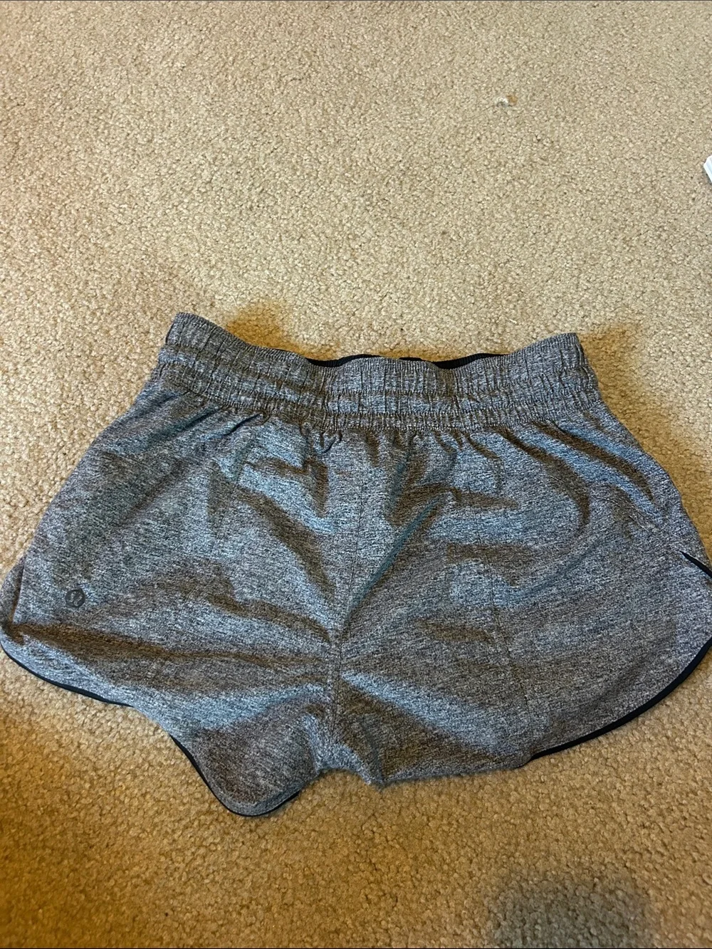 lululemon athletica Black Athletic Shorts with Elastic Waistband